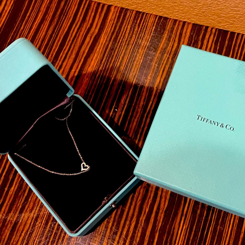 Tiffany’s heart necklace